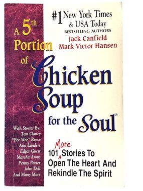 Chicken Soup For The Soul A 5th Portion Open Heard Rekindle Spirit Stories Book